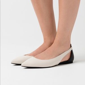 Michael Kors Cersei Ballerina Flats Black Cream